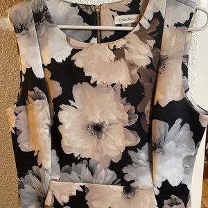 Flower print Calvin Kline dress, size 14